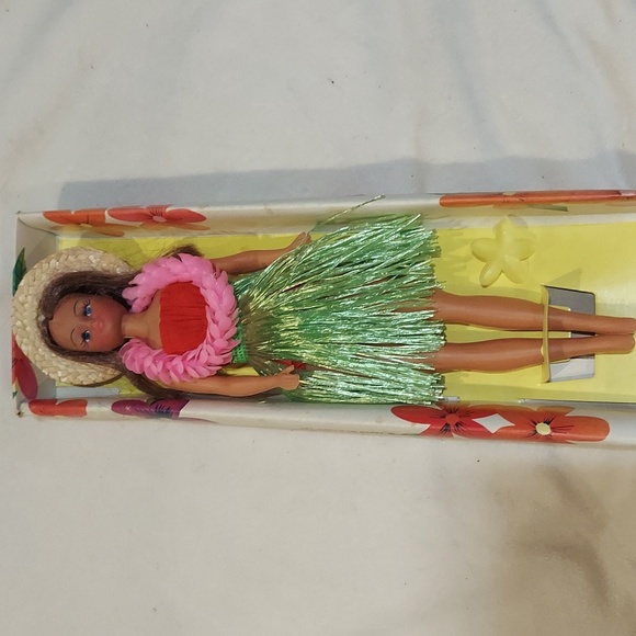 Vintage Hawaiian hula girl doll palapala (barbara) anekona hawaii - Picture 1 of 9